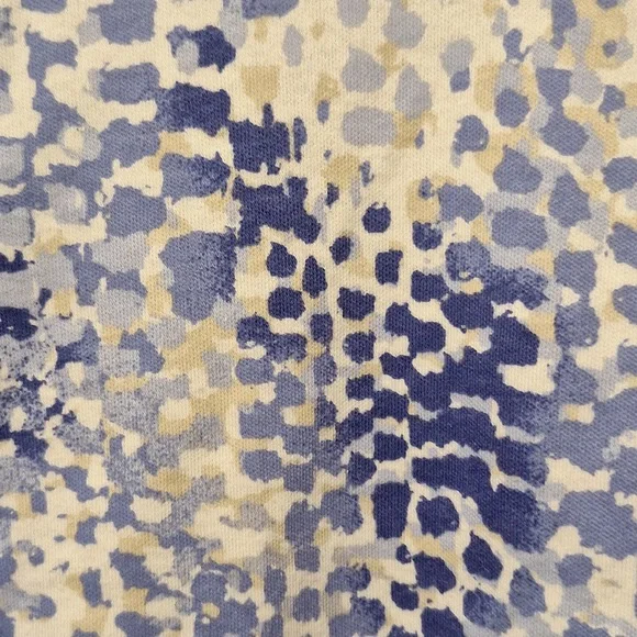 Karen Scott XL blue design Top - Picture 3 of 5